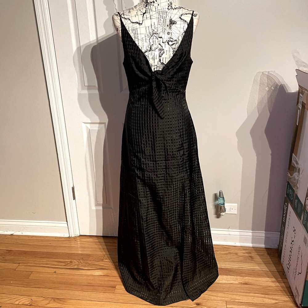 NWT BCBGeneration plaid Bow strap minimalist WhimsyGoth evening formal wedding 6